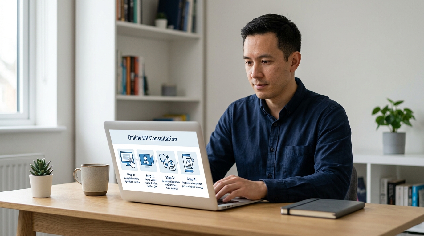 hellogpt 在线问诊全流程图
