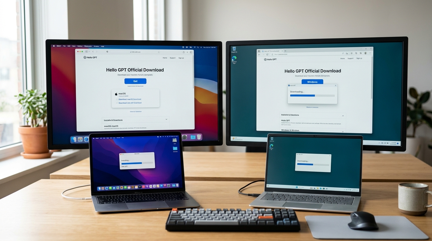 hellogpt电脑版 Windows 和 Mac 官方下载安装步骤