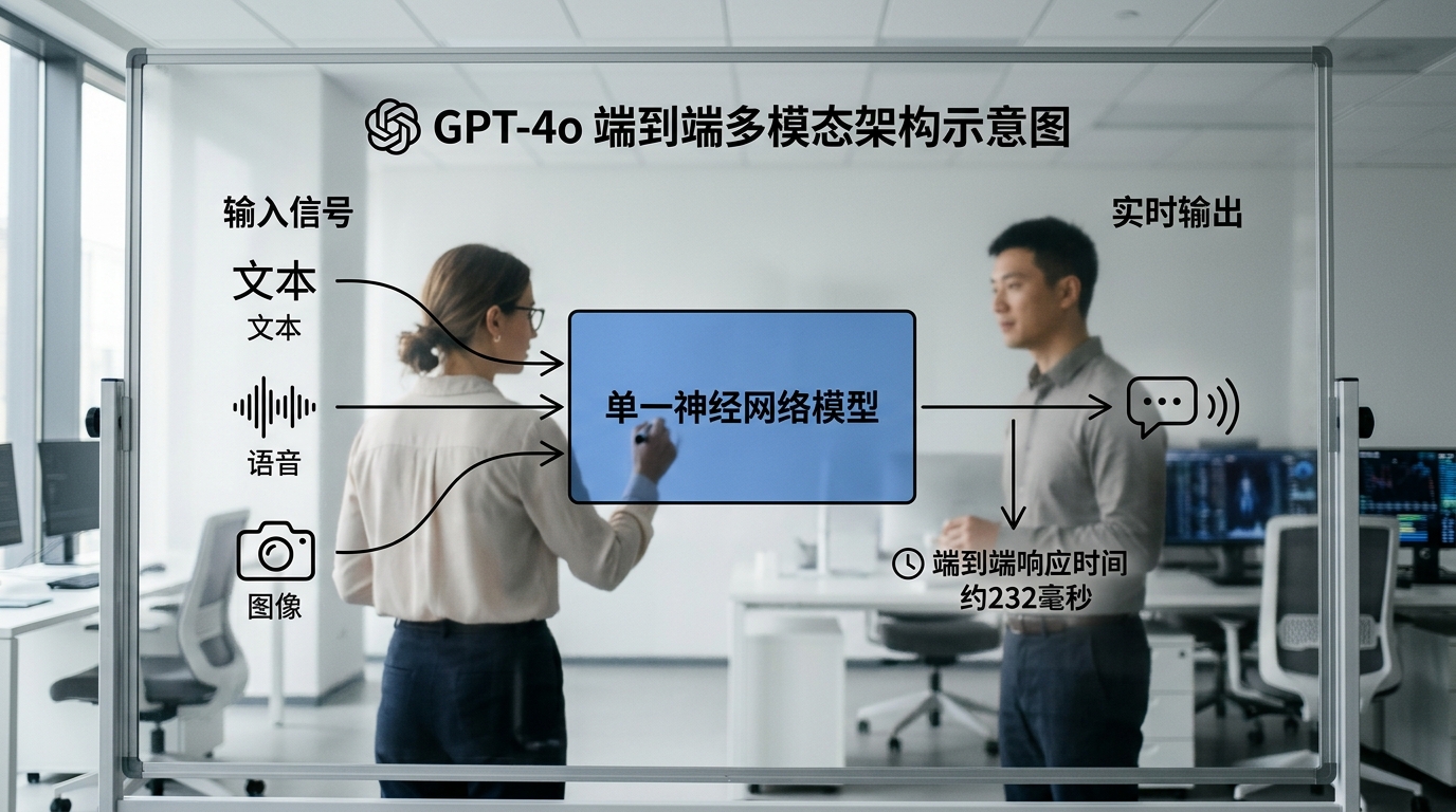 Hello GPT-4o 多模态端到端架构与232毫秒语音响应原理