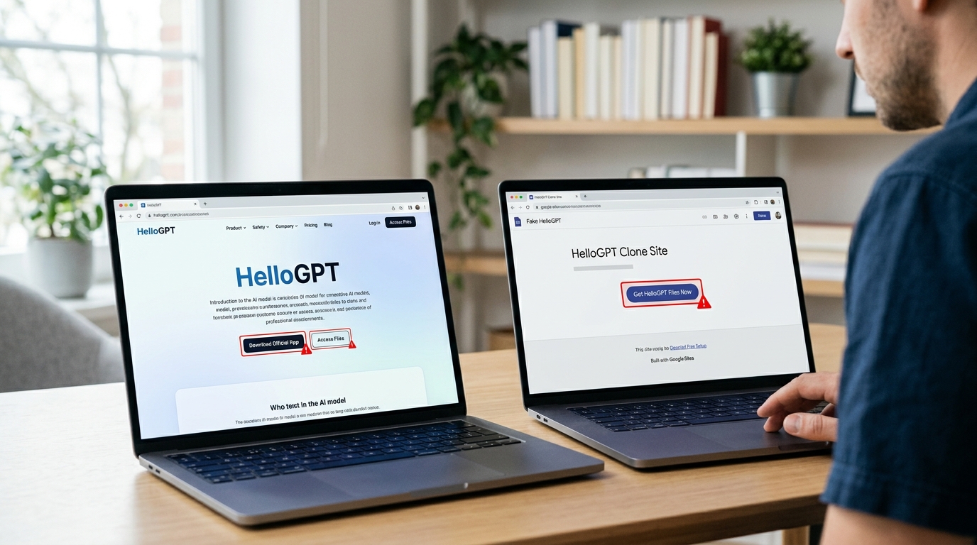 hellogpt下载官网真假辨别对比图