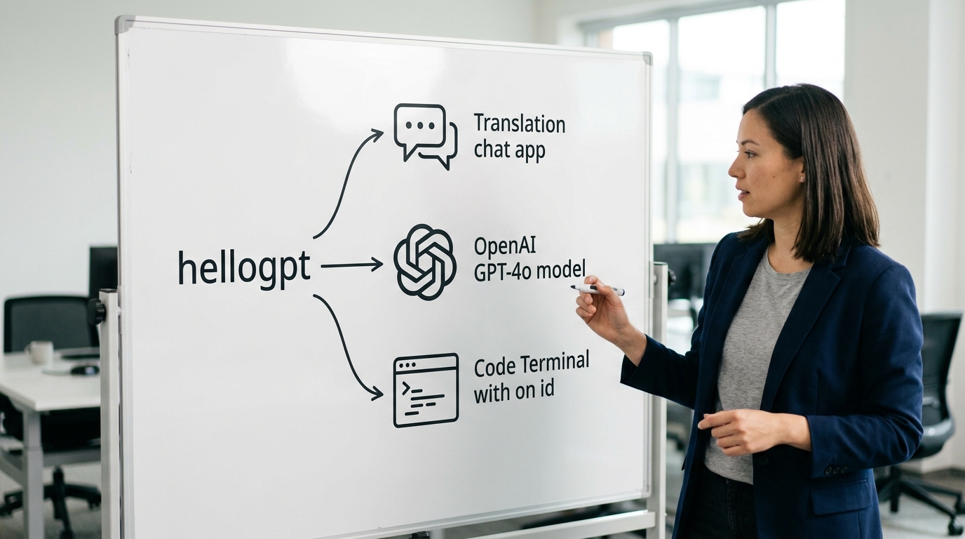 hellogpt 三种含义对比图 翻译App GPT-4o 代码项目