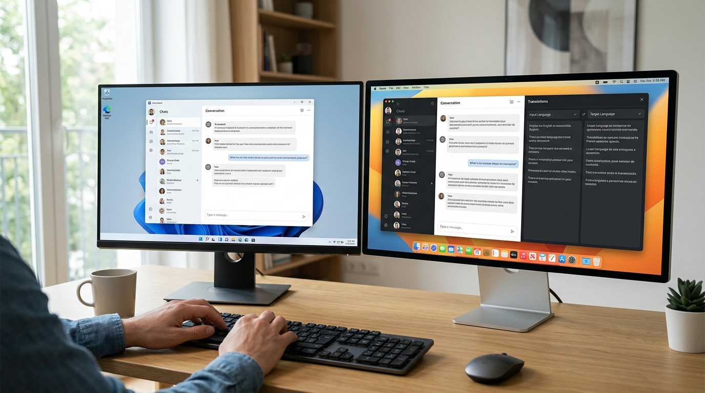 hellogpt电脑版支持 Windows 10/11 和 macOS 12+ 的桌面客户端界面